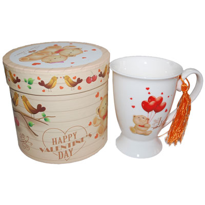 "Valentine Mug in a Gift Box -008 - Click here to View more details about this Product